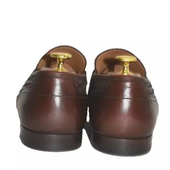 New! Magnanni Men\'s Brown Herrera Woven Loafers Size 8 M DD297A main image 7
